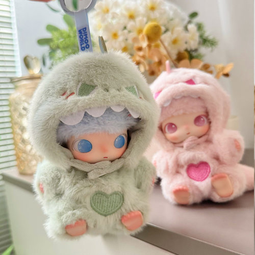 适配dimoo拉布布恐龙娃衣套装