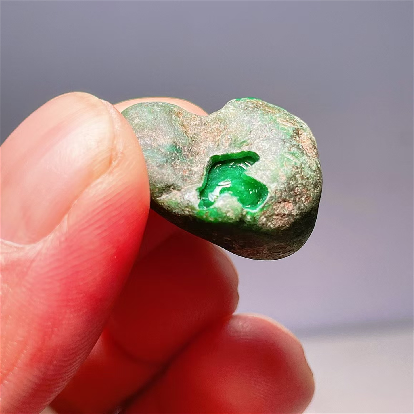 精品缅甸天然翡翠原石色料