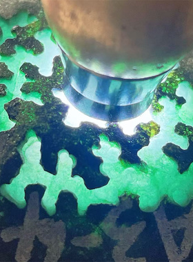 AA02383缅甸天然翡翠原石老坑莫西沙场口开窗牌子料 重0.2公斤