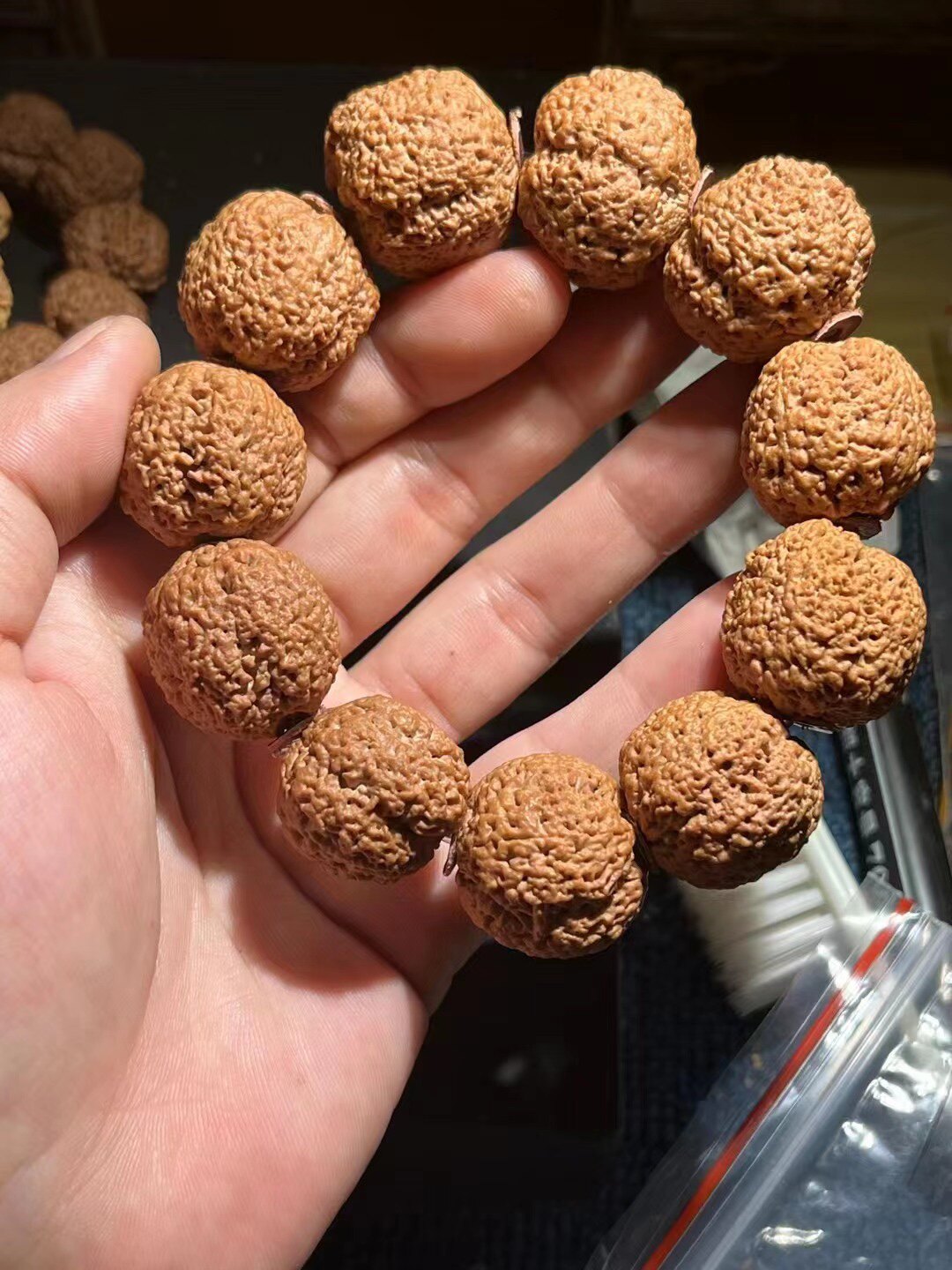 【年度收藏款】尼泊尔正宗五瓣满肉菠萝蜜金刚手串孤品高油高密