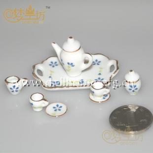 迷你配饰陶瓷茶具娃娃屋