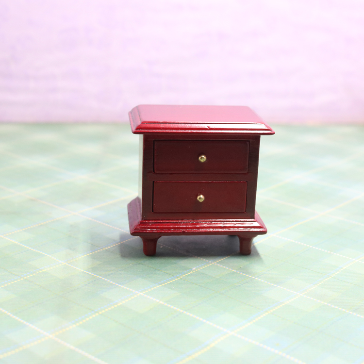 玩具迷你模型小家具床头柜娃娃屋