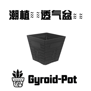 潮流块根多肉龙舌兰龟甲龙植物3D打印透水呼吸透气花盆GP盆AF012