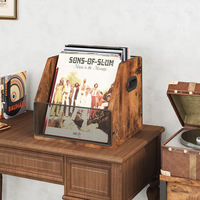 The vinyl record storage box, desktop magazine storage box, CD storage box and storage rack can hold up to 60 records thumbnail 3