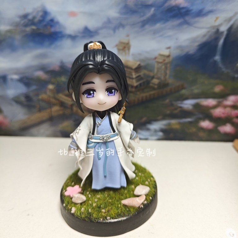 遇见 逆水寒 叶问舟 软陶手办定制粘土人来图订做车摆件