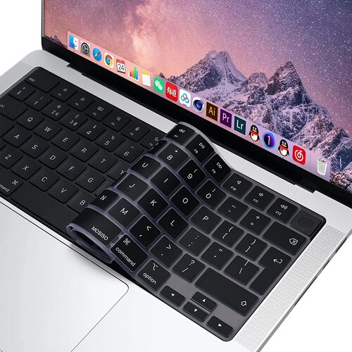 适用MacbookAir键盘膜Pro13/14/16寸苹果笔记本电脑超薄硅胶TPU膜