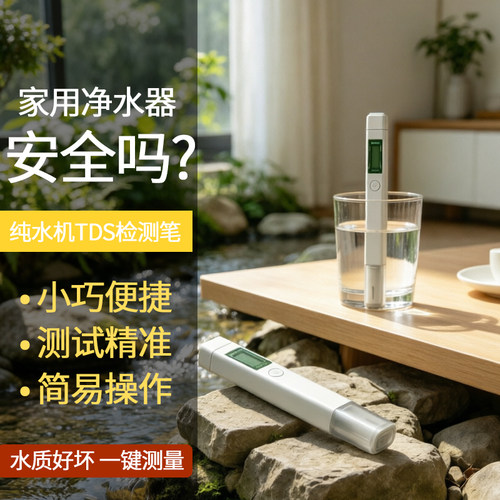 纯水机 参数水质检测仪家用自来饮用水多功能tds水质检测笔高精度
