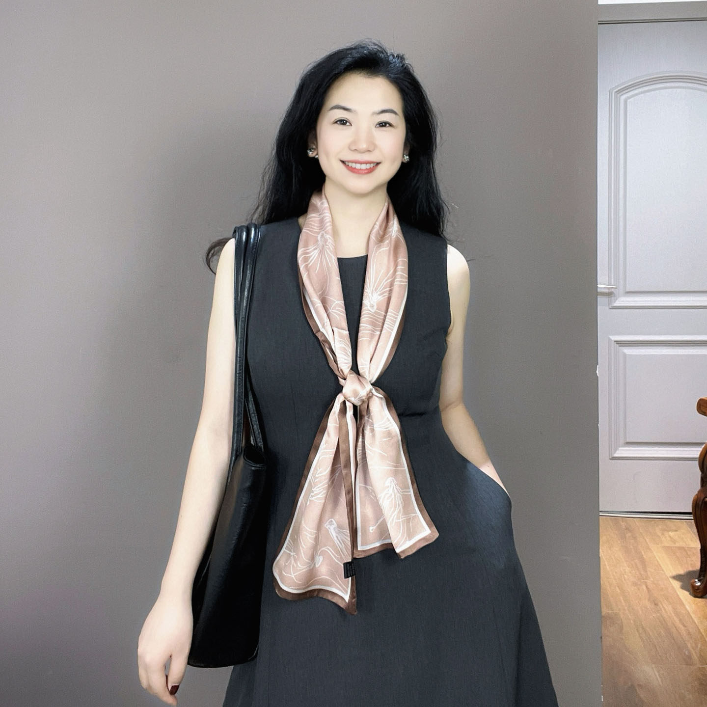 轻奢高级感！长条真丝丝巾女春秋2025新款双层领巾装饰桑蚕丝围巾,服饰配件/皮带/帽子/围巾,围巾/丝巾/披肩,淘宝优惠券,粉丝福利购,淘宝优惠卷