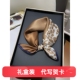 真丝小方巾丝巾女100%桑蚕丝咖色时尚 春秋百搭搭配衬衣小领巾 法式