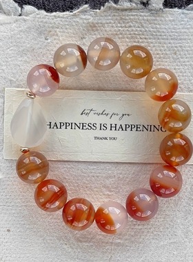 落日余晖超美的一串手链