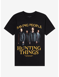 美国正版SPN邪恶力量supernatural周边衣服T恤男式大码tee短袖