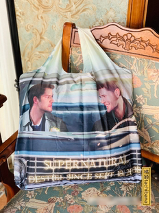 supernatural邪恶力量destiel超轻降落伞布可折叠购物袋SPN包