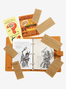 美国正版SPN邪恶力量supernatural剧集猎魔john老爸日记本周边