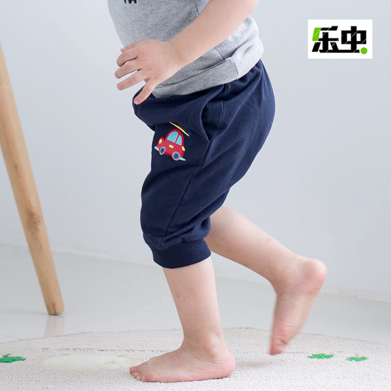 3男童七分裤夏季薄款短裤宝宝裤子运动裤儿童中裤夏装小童外穿幼儿