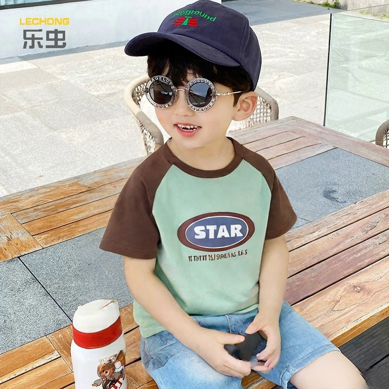 儿童t恤短袖男童上衣小童衣服打底衫童装韩版薄款宝宝夏装半袖潮