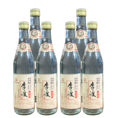 2017年李渡酒吉品40度500ml*2瓶/6瓶浓特兼香型白酒高粱酒老酒