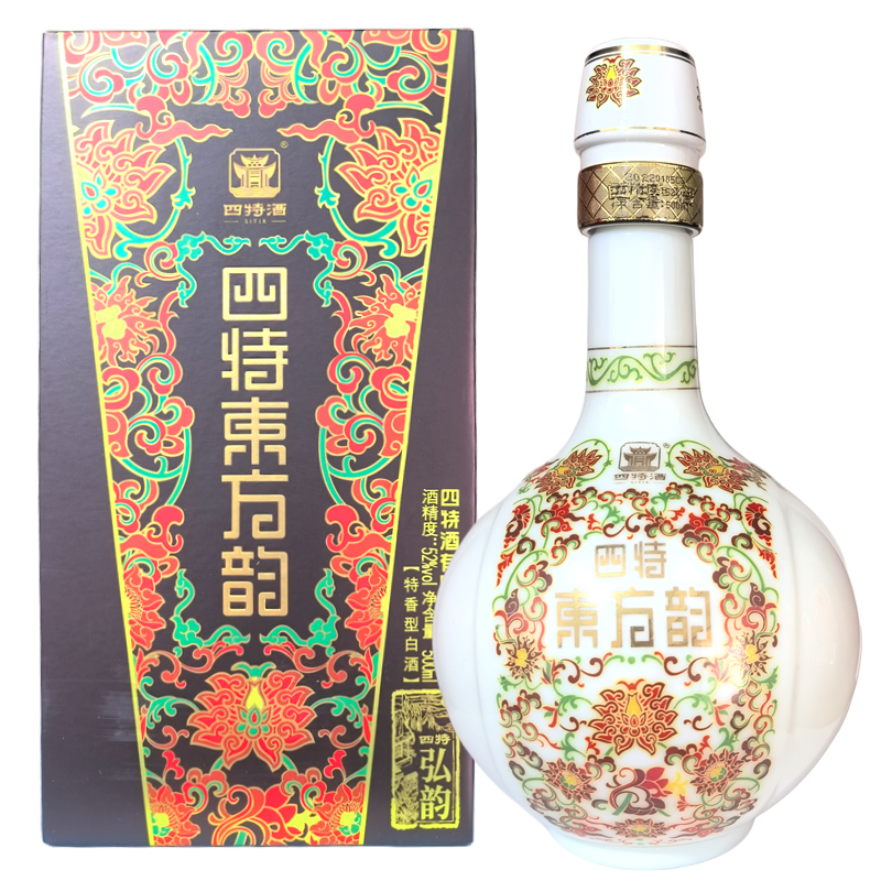 42度/52度江西四特酒东方韵弘韵500ml*1瓶特香型白酒包邮