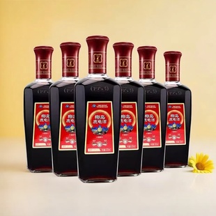 海南特产33度 椰岛鹿龟酒精制装500ml*6瓶装 鹿茸养生补酒保健酒