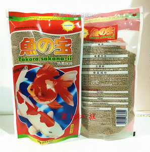 正品鱼之宝金鱼饲料 锦鲤鱼饲料500g中/小颗粒