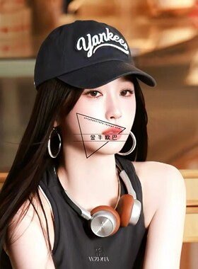 韩国MLB专柜正品24秋冬新款复古刺绣标鸭舌帽棒球帽潮3ACPV015N