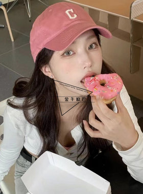 韩国MLB复古小logo经典款字母男女同款小标可调节CP77鸭舌棒球帽