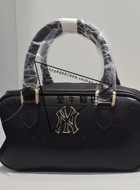 韩国MLB正品24年秋冬新款暗纹迷你波士顿包儿童亲子款7ACRMD55N