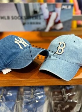韩国潮牌MLB专柜正品春夏新款复古刺绣情侣牛仔棒球帽3ACPD013N