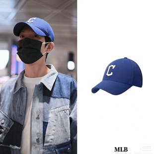 韩国潮牌MLB专柜正品经典休闲字母软顶ins风棒球帽防晒显脸小CP66