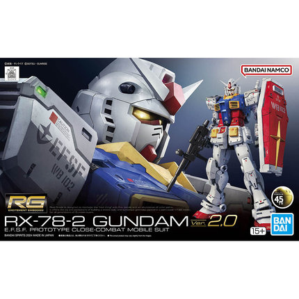 现货包邮 万代 RG 1/144 拂晓高达 大鹫装备电镀 元祖2.0拼装模型