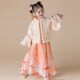 小女孩古风唐装 宝宝中国风加厚明制古装 草莓兔兔 汉服女童冬装