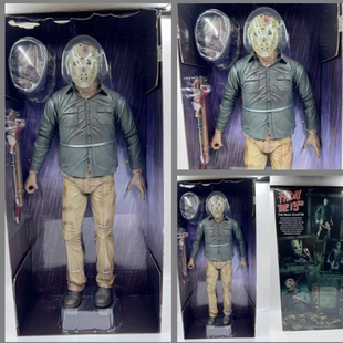 NECA 18寸 恶魔恐怖 1/4 杰森 第四章星期五可动手办模型摆件雕像