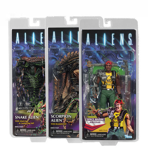 NECA 51667 第13波战斗异形 异形虫 Kenner 可动手办模型