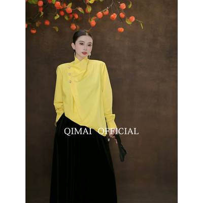 衬衫女2026超火独特漂亮减龄上衣春装轻奢高级感小资别致通勤穿搭