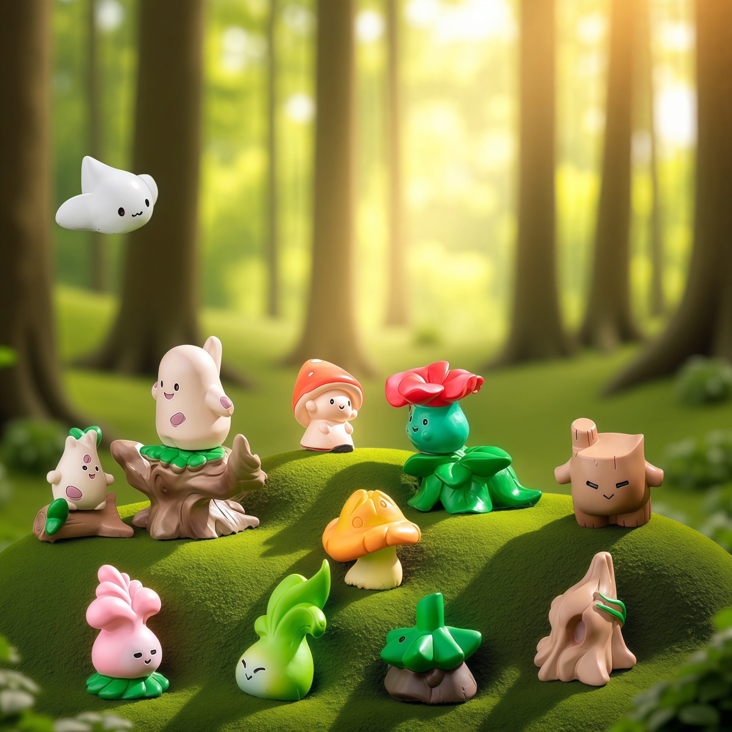 微景观童话森林摆件卡通创意动物蘑菇精灵公仔树脂工艺品桌面摆件,家居饰品,桌面摆件,淘宝优惠券,粉丝福利购,淘宝优惠卷