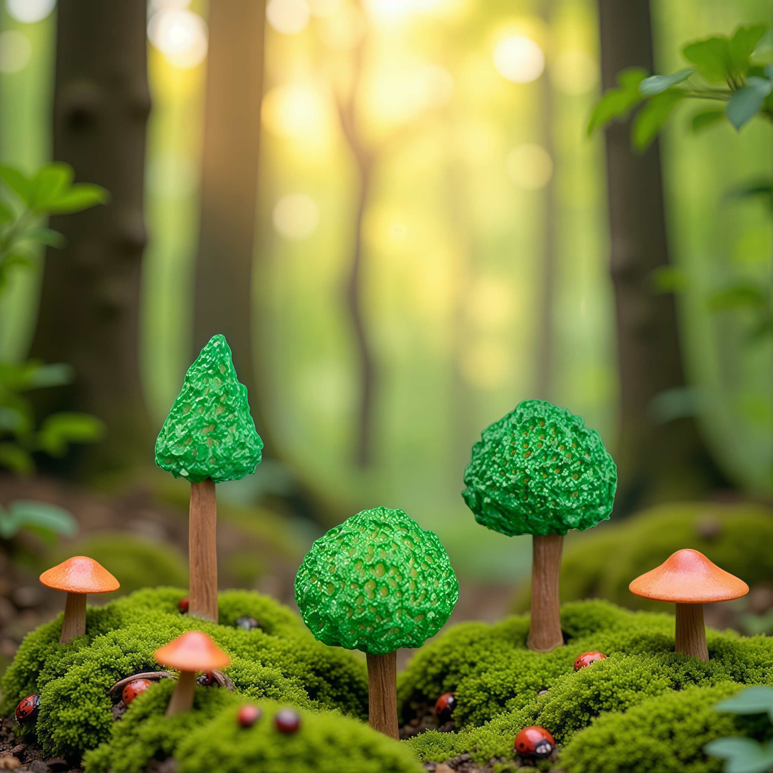 苔藓微景观小摆件多肉盆栽造景