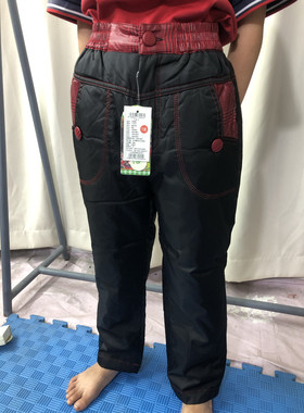 品牌特价千仞岗儿童羽绒裤鸭绒冬儿童轻薄防风耐脏男童女童保暖裤