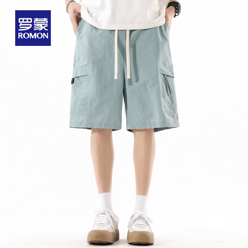 罗蒙男士时尚潮流休闲五分短裤男