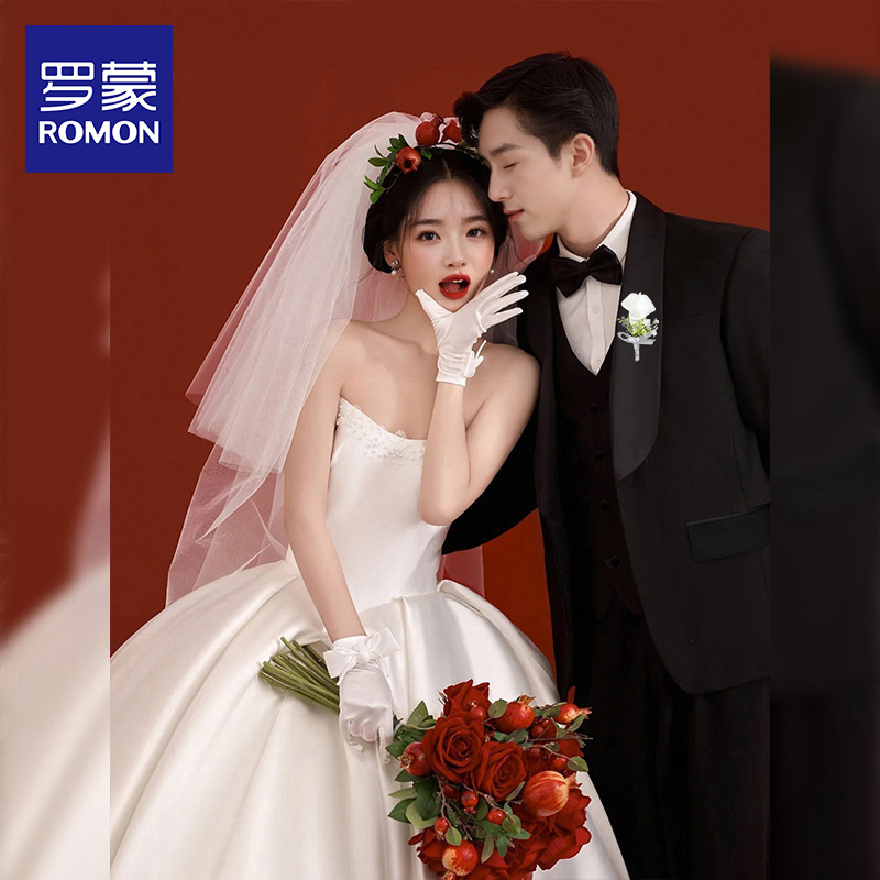 罗蒙塔士多西服套装2025秋季新款新郎结婚礼服主持人西装宴会服NX