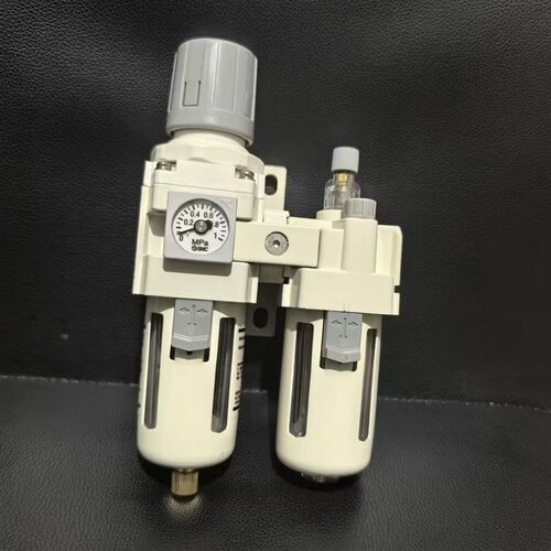 内置表AC3010-03气源处理二联件空气过滤油水分离器调压减压阀