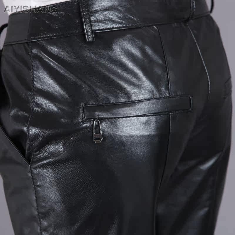 Pantalon cuir homme pour hiver - Ref 1486423 Image 4