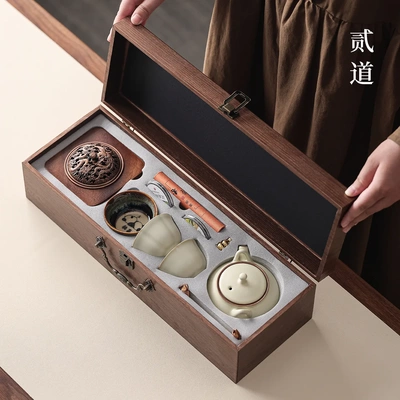 国潮故宫文创茶具礼品套装送客户伴手礼商务企业实用礼物中秋节