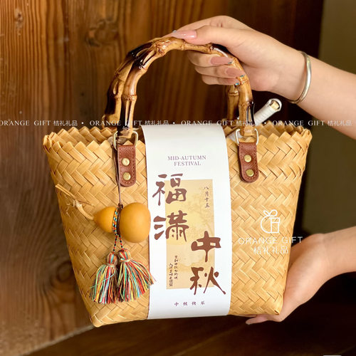 新年礼物包装生日伴手礼篮编织篮