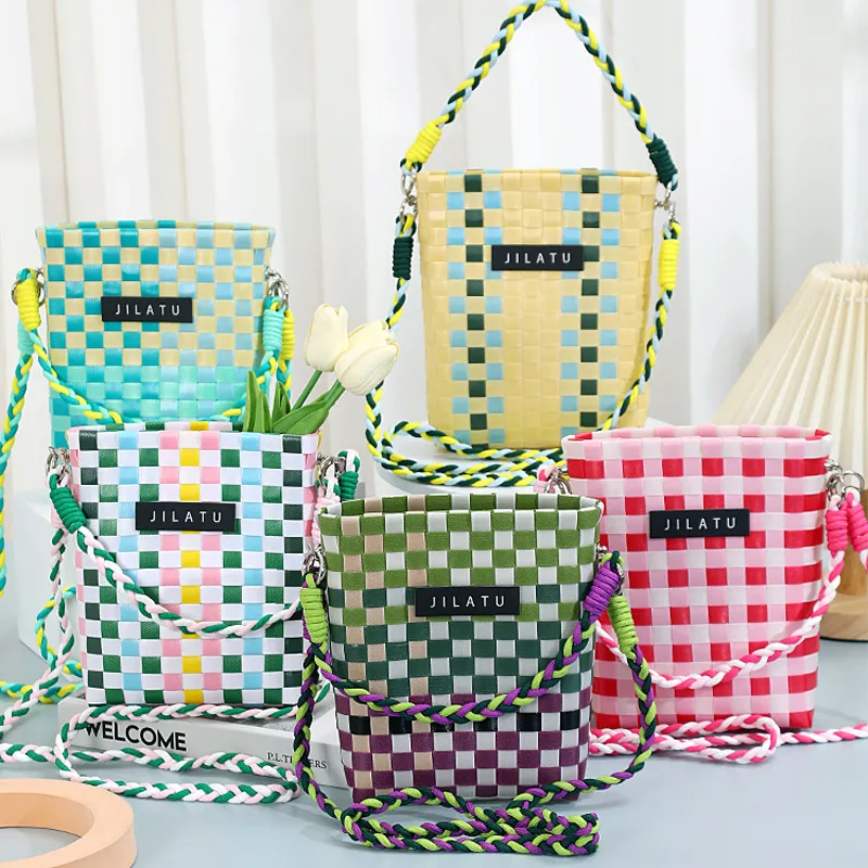 泰国手提菜篮子海边沙滩手工编织包女2025新款手机包斜挎迷你小包,箱包皮具/热销女包/男包,手机包,淘宝优惠券,粉丝福利购,淘宝优惠卷