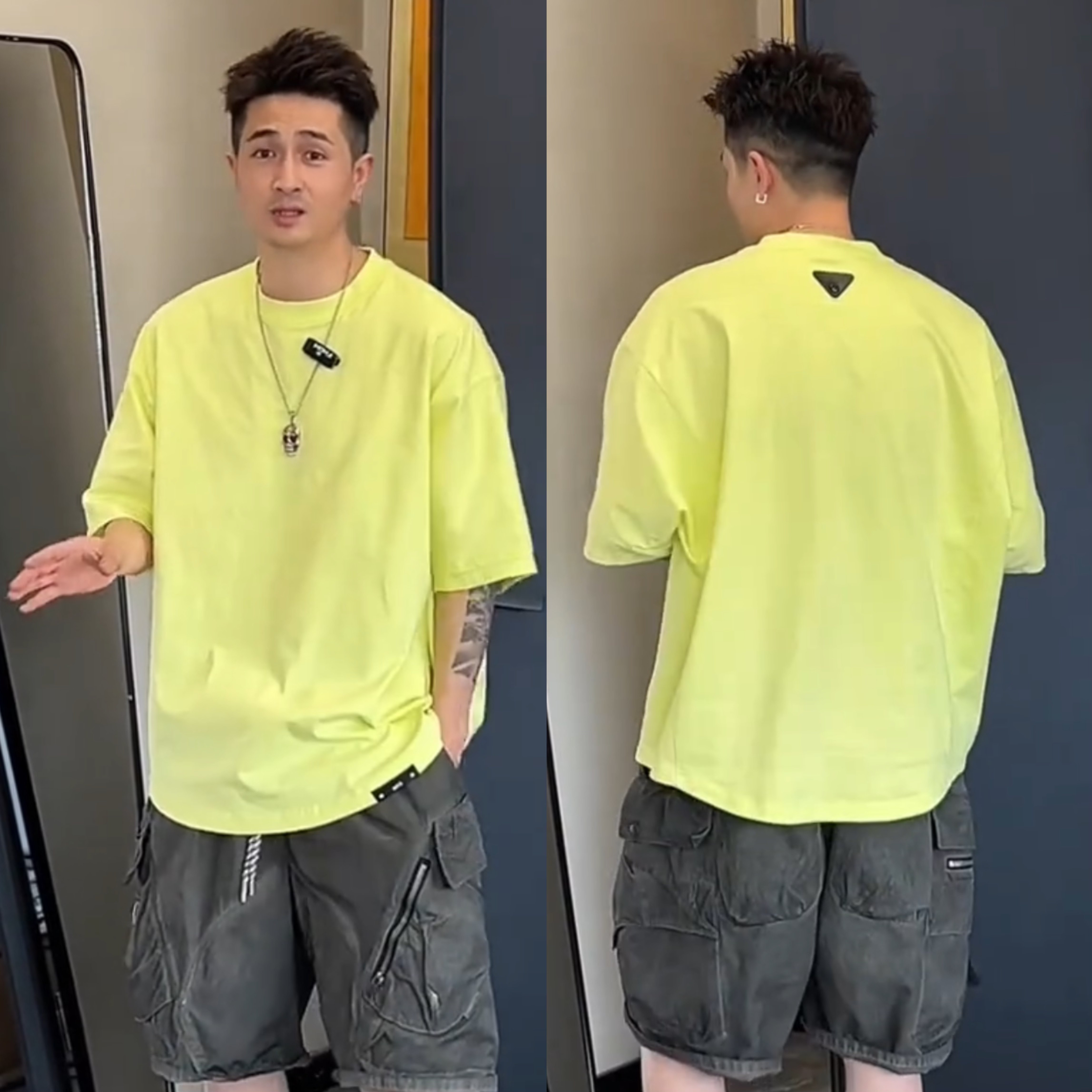 夏季新款简约纯色蝙蝠袖T恤男美式潮牌圆领半袖宽松百搭休闲短袖,男装,T恤,淘宝优惠券,粉丝福利购,淘宝优惠卷