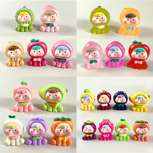 卡通水果崽崽多妹摆件盲袋