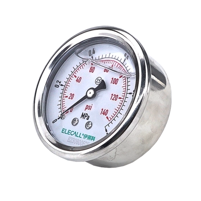 伊莱科压力表耐震YTN-60Z轴向