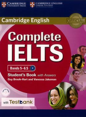 现货 Complete Ielts Bands 5-6.5 Student’s Book with Answers with Testbank [With CDROM]