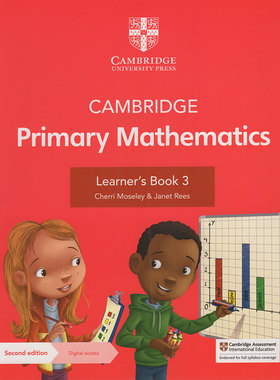 剑桥国际小学数学课程第二版Cambridge Primary Mathematics Learner's Book 3级学生书(含学习账号) 少儿英语教材英文原版进口书