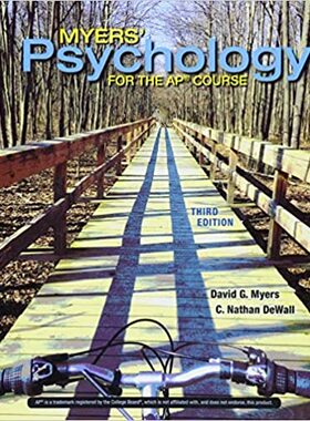 现货 Myers’ Psychology for the Ap(r) Course