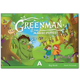 Forest 剑桥原版 the 现货 格林曼和魔法森林 Greenman Book 幼儿英语教材 A级大书 and Big Magic